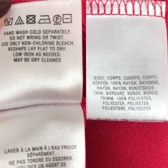 Anthropologie | Deletta Lokka Red Tunic Chiffon S - Picture 8 of 8